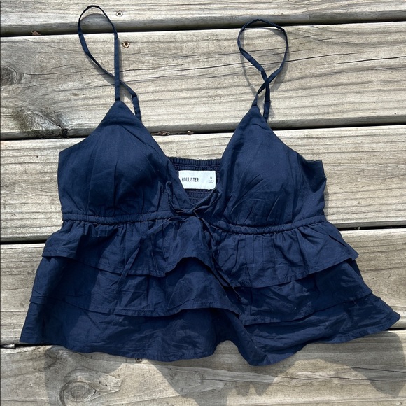 Hollister Navy Blue Tank Top - Picture 1 of 2